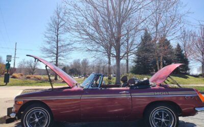 Mg B midget  1974 red