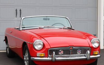 Mg B roadster  1963 red