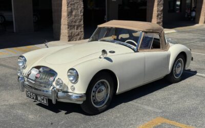 Mg Mga roadster  1959 white