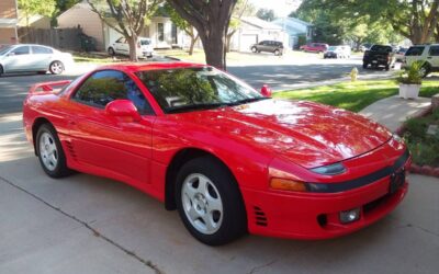 Mitsubishi 3000gt sl  1992 red