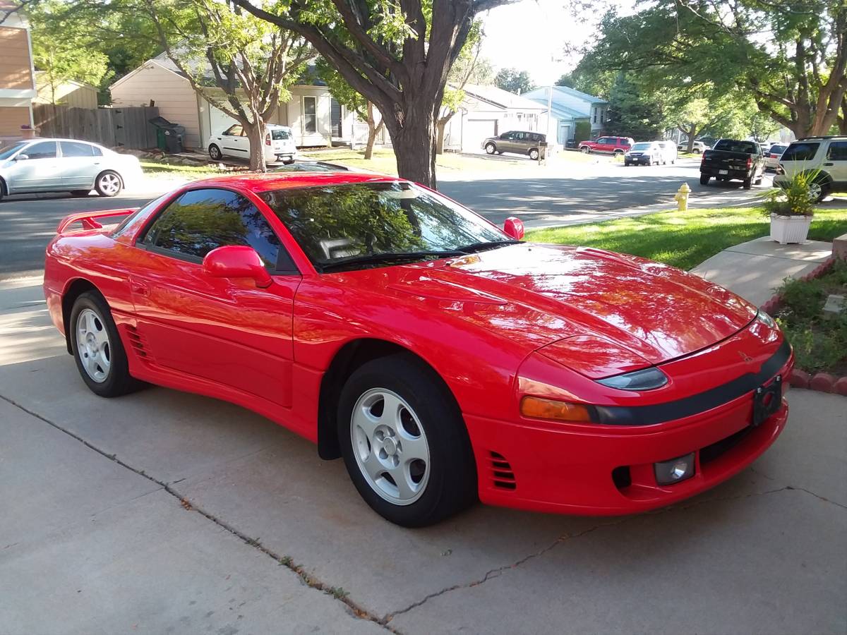 Mitsubishi 3000gt sl  1992 red