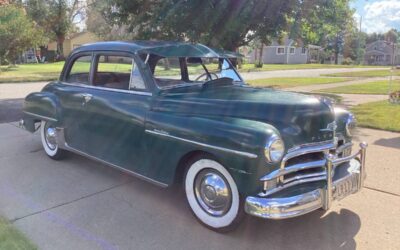 Plymouth  special deluxe  1950 green