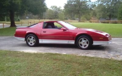 Pontiac Firebird  1987 red