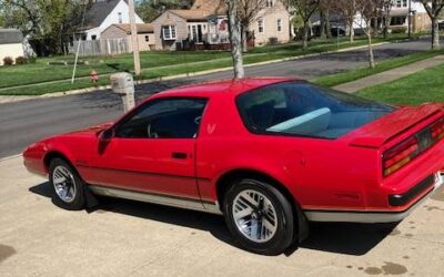 Pontiac Firebird  1988 red
