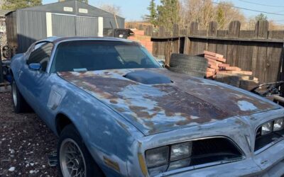 Pontiac Firebird transam  1978 blue