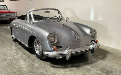 Porsche 356 convertible  1960 silver
