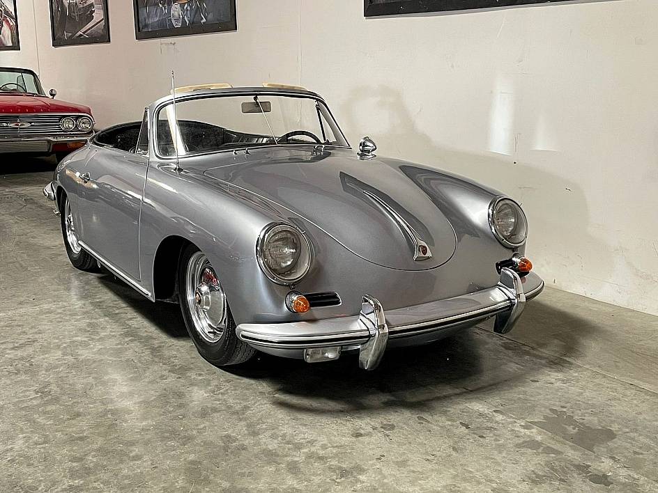 Porsche-356-convertible-1960-silver
