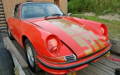 Porsche 911 t targa  1971 orange