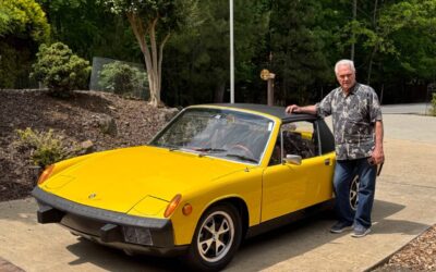 Porsche 914 targa  1973 yellow