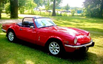 Triumph Spitfire  1977 red