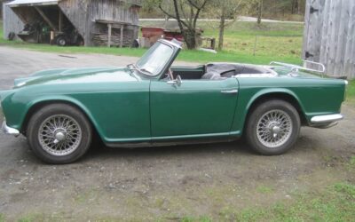 Triumph Tr4  1961 green