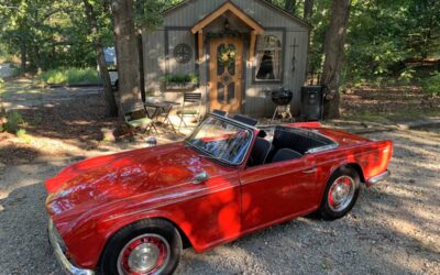 Triumph Tr4  1964 red