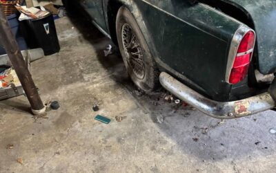 Triumph Tr4a  1966 green