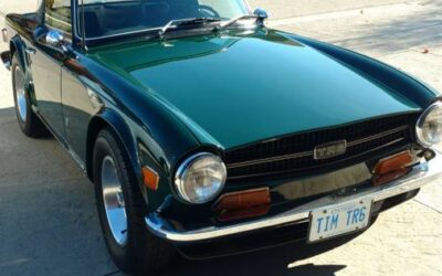 Triumph Tr6  1973 green