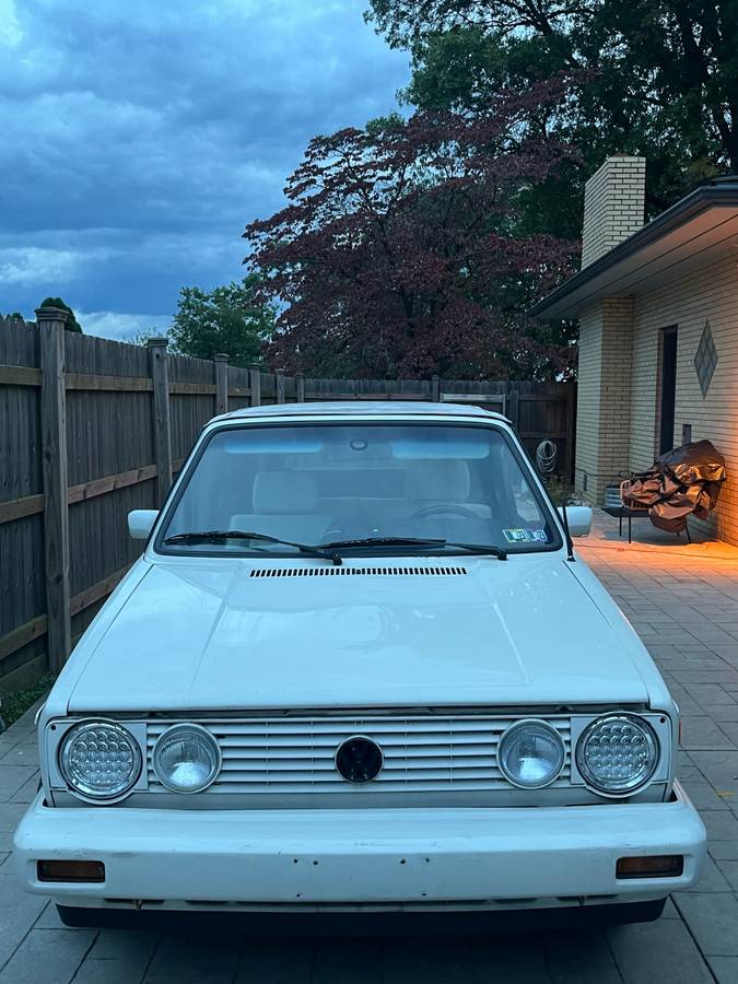 Volkswagen-Cabriolet-1989-white