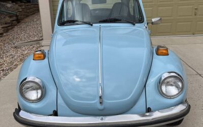 Volkswagen Super beetle  1973 blue