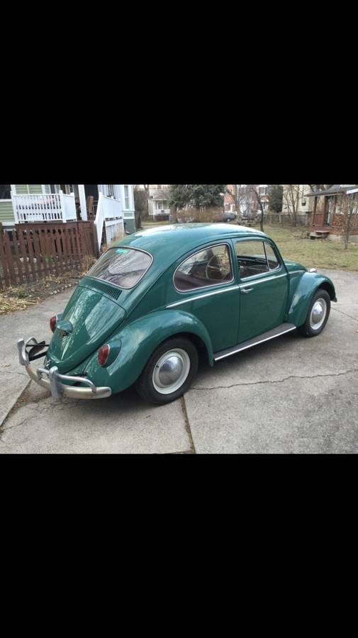 Volkswagen-Vw-beetle-1965-green