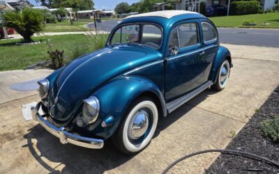 Volkswagen Vw bettle 3 fold rag top  1955