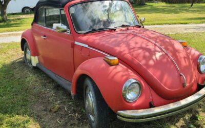 Volkswagen Vw s convertible  1973 red