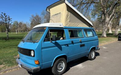 Volkswagen Vw vanagon  1980 blue
