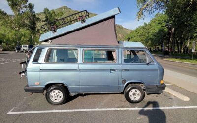 Volkswagen Vw vanagon westfalia  1989 blue
