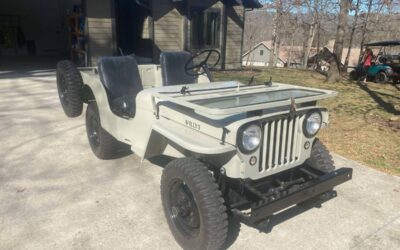 Willys Cj3a  1950 grey