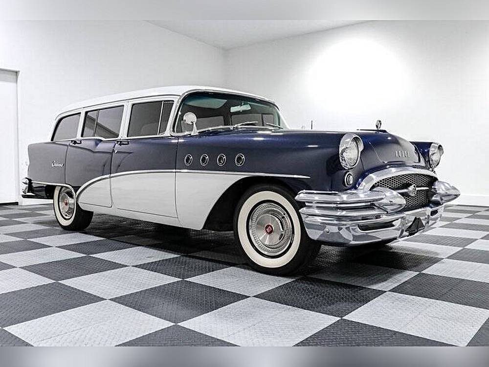 Buick Century  1955 blue