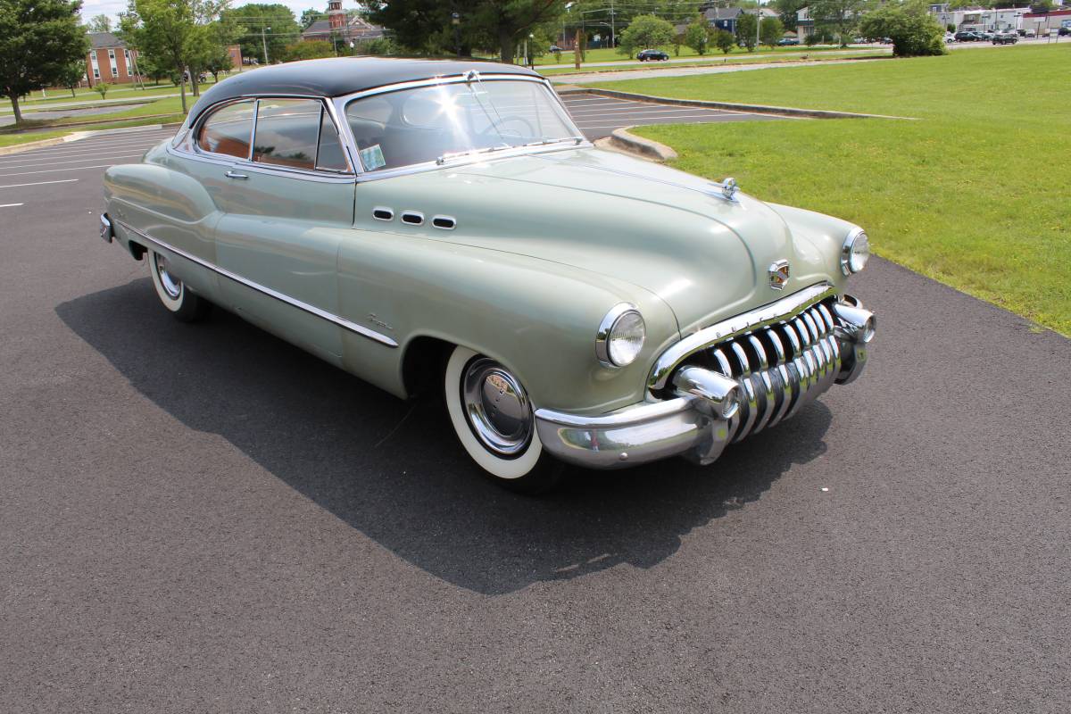 Buick Riviera  1950 green