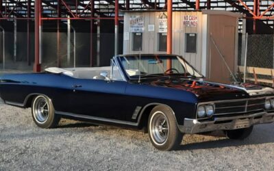Buick Skylark convertible  1966 blue