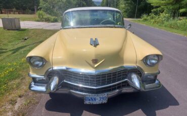 Cadillac-Coup-deville-1955-yellow-2