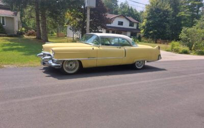 Cadillac Coup deville  1955 yellow