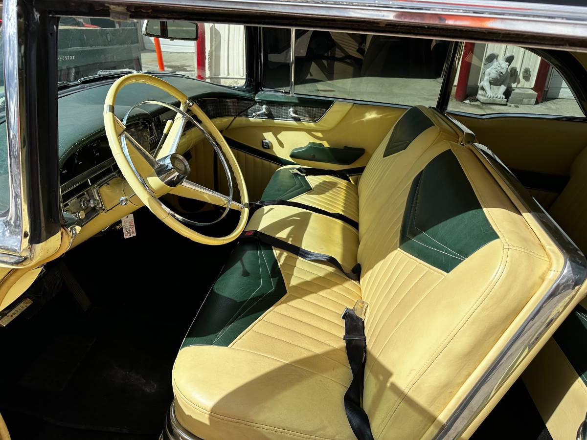 Cadillac-Coupe-deville-1956-yellow-14