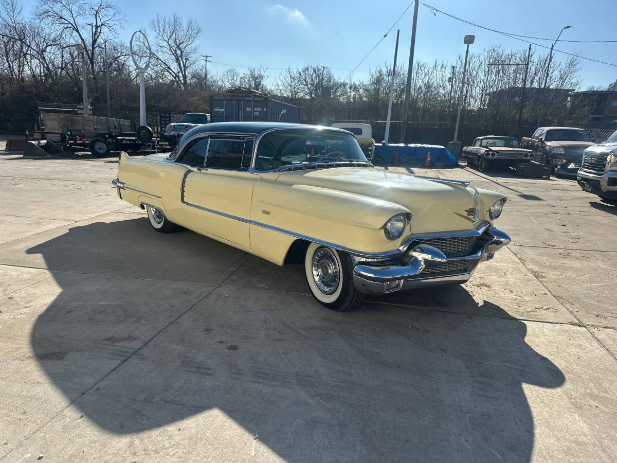 Cadillac Coupe deville  1956 yellow