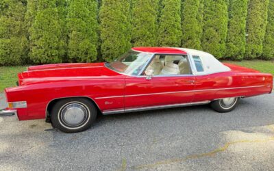 Cadillac Eldorado  1973 red