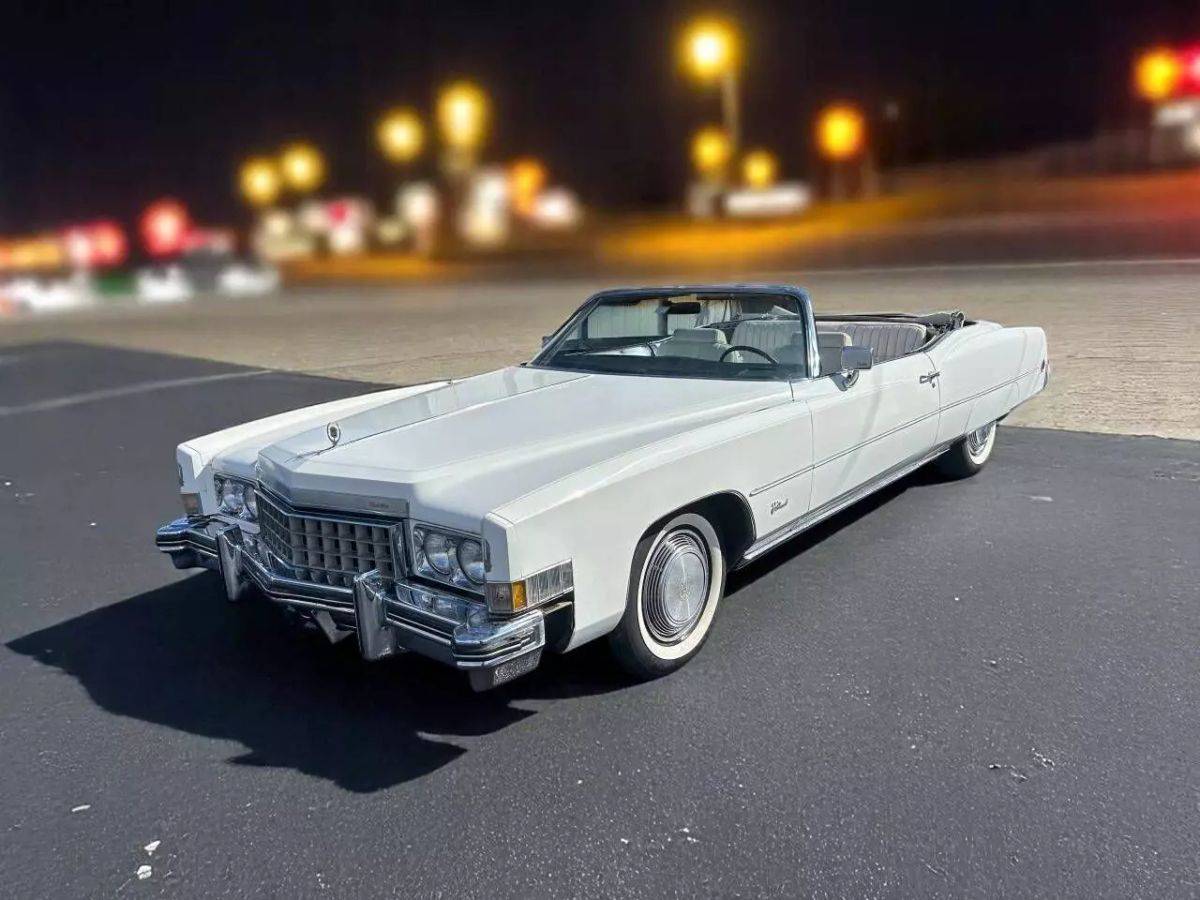 Cadillac Eldorado  1973 white