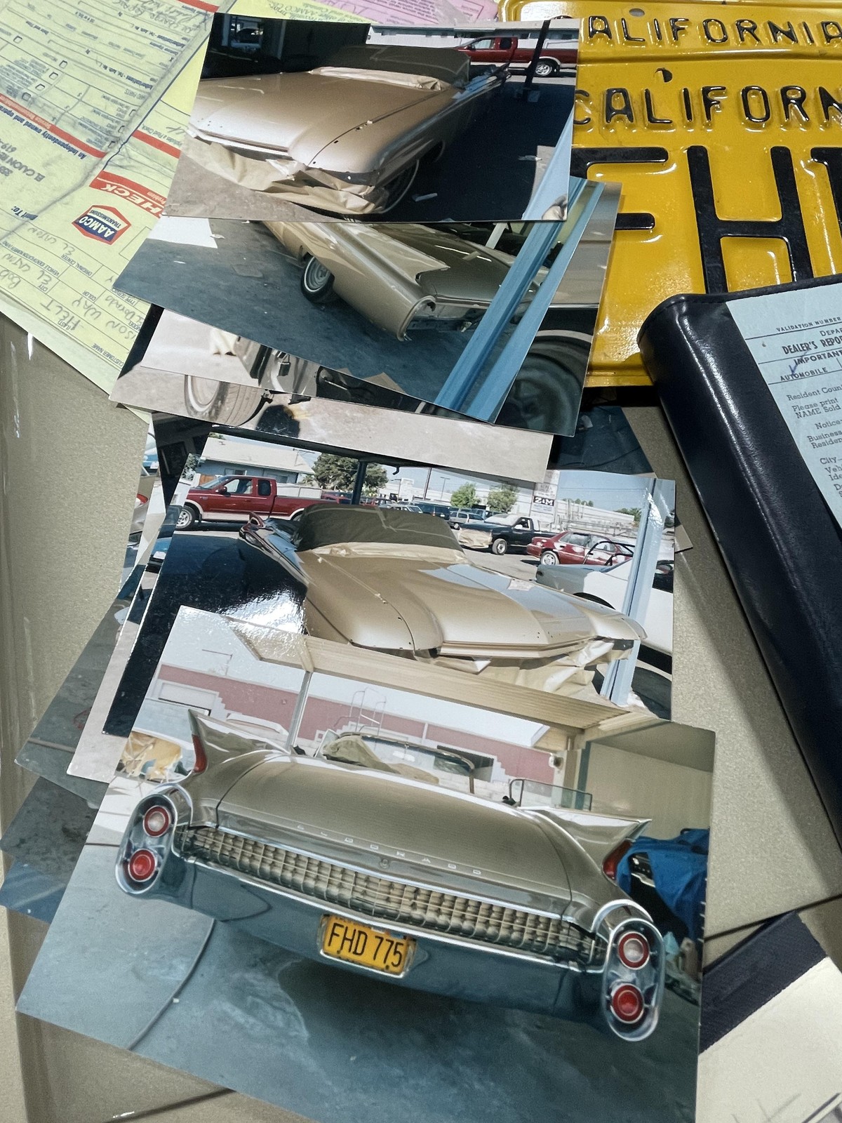 Cadillac-Eldorado-Biarritz-Convert-1960-ORIGINAL-OWNERSHIP-RECORD-4