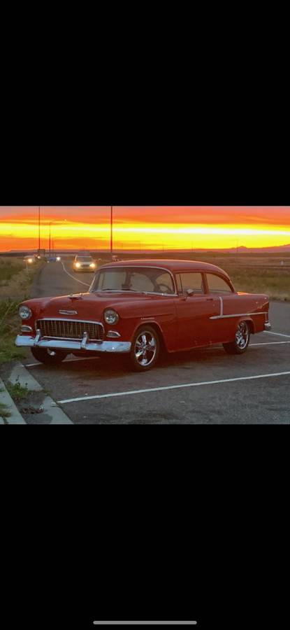 Chevrolet   1955 red