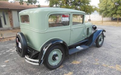 Chevrolet 2 door sedan  1929 green