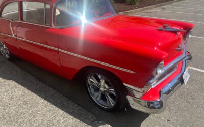 Chevrolet 210  1956 red