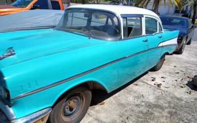 Chevrolet 210  1957 blue