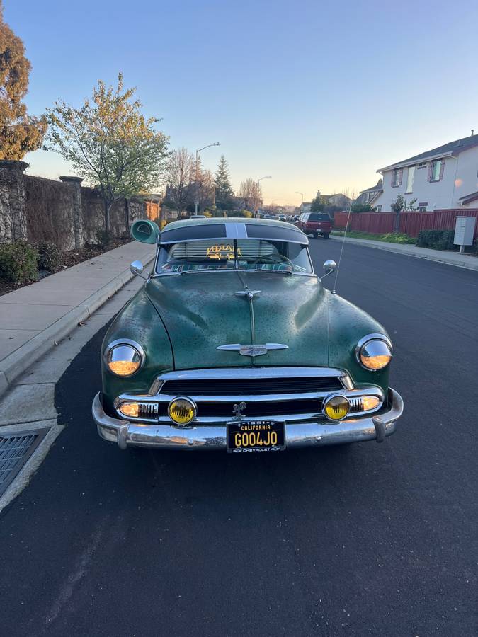 Chevrolet Bel air  1951 green