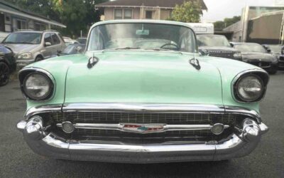 Chevrolet Bel air  1957 green
