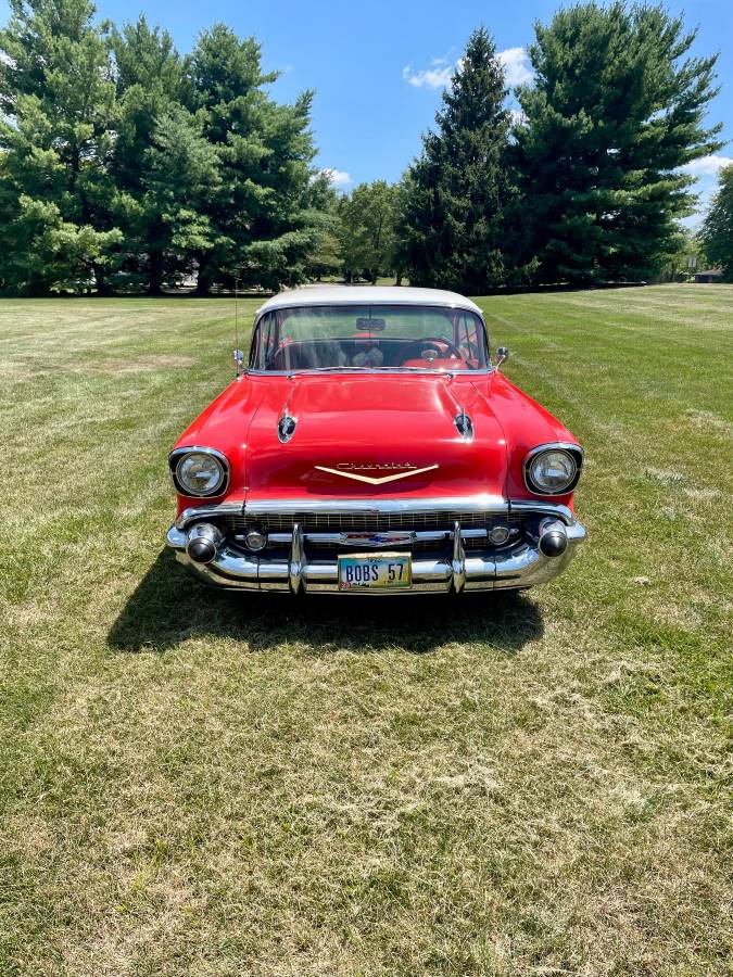 Chevrolet Bel air  1957 red