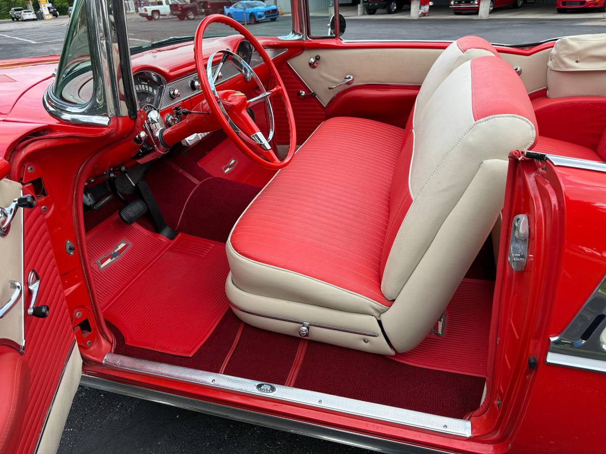 Chevrolet-Belair-1955-red