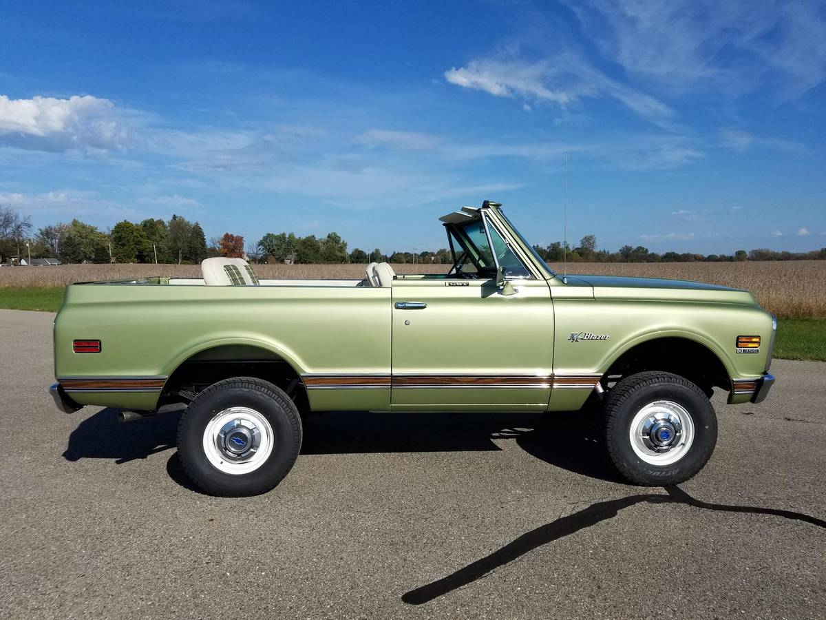 Chevrolet Blazer  1972 green