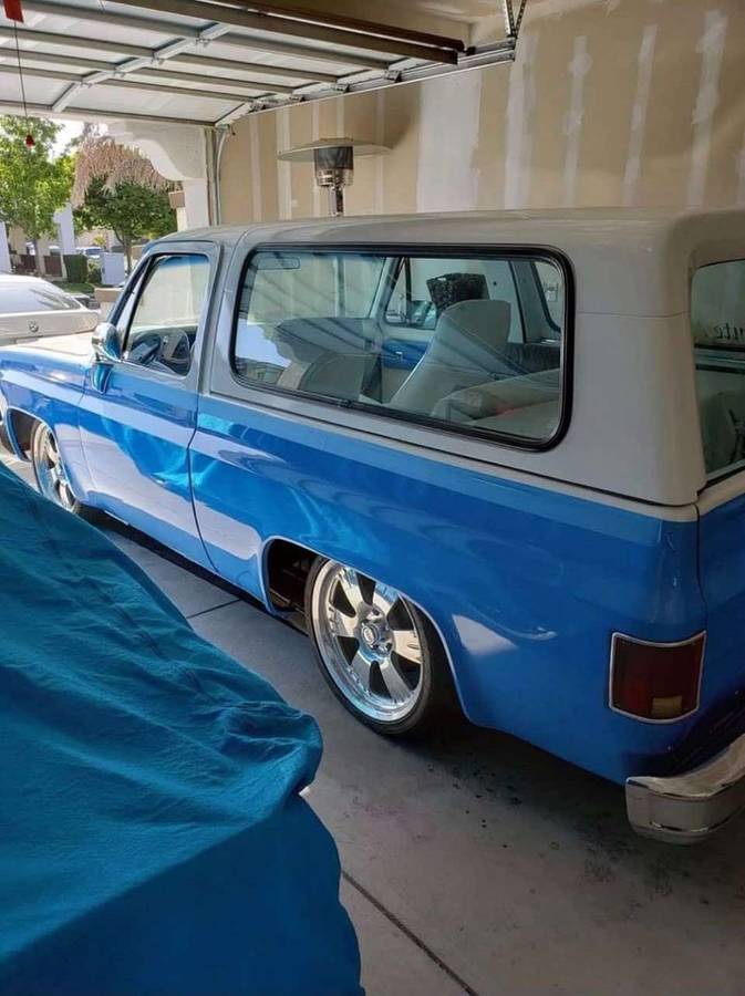 Chevrolet Blazer  1979 blue