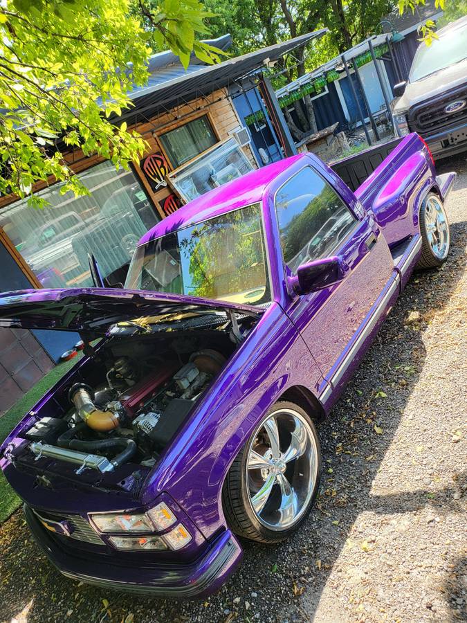 Chevrolet C10 truck  1987 purple
