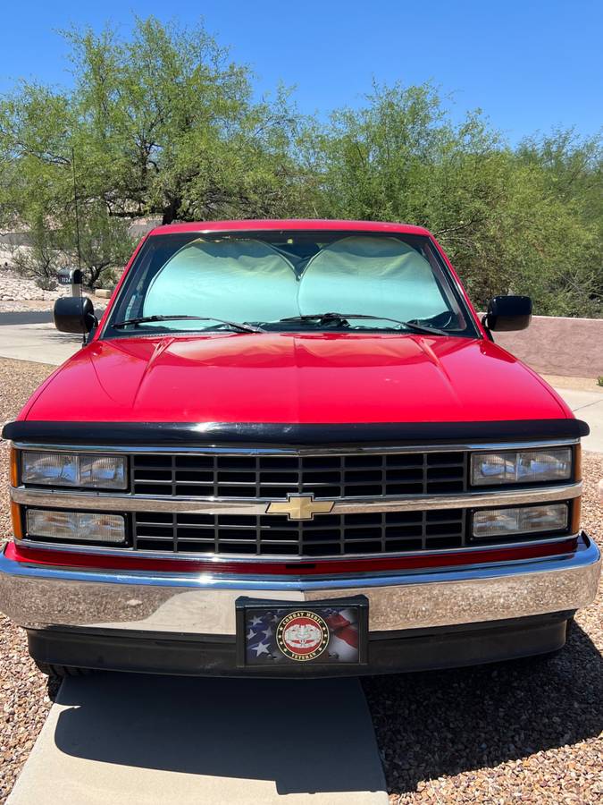 Chevrolet C1500  1993 red