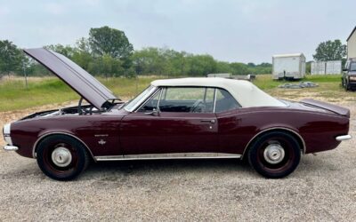Chevrolet Camaro  1967 red