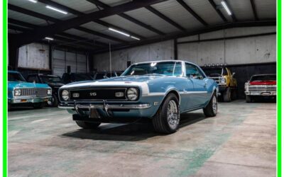 Chevrolet Camaro  1968 blue